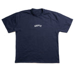 Load image into Gallery viewer, Oversize Navy Stamped Tee
